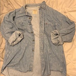 vintage hugo boss denim button up